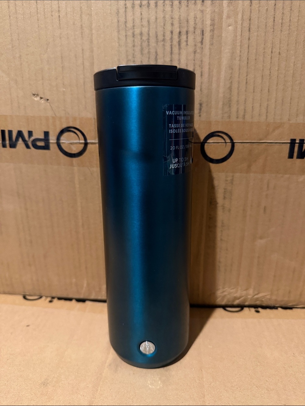 Starbucks Teal Blue Stainless Steel Travel Tumbler